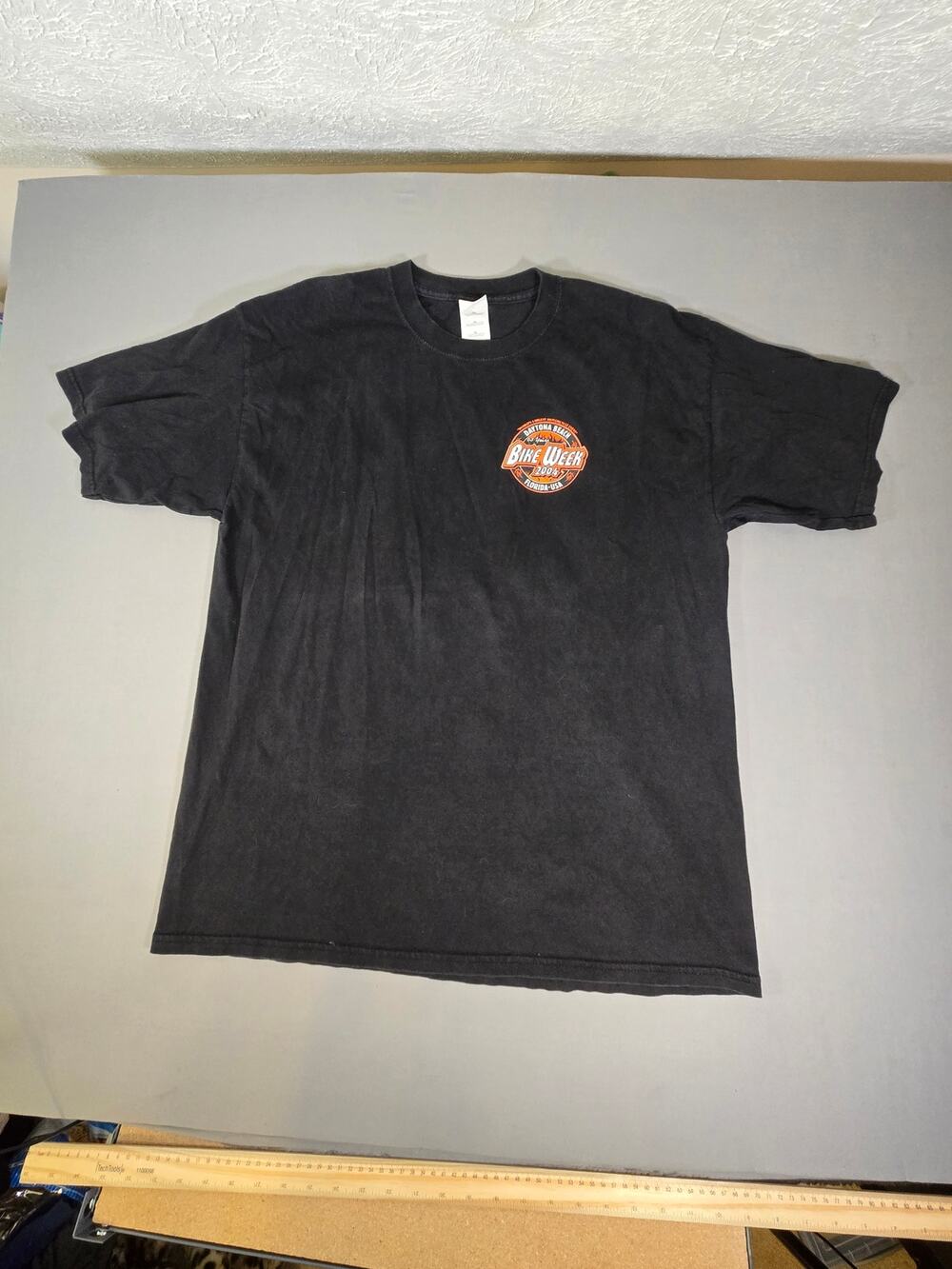 Vintage 2004 Daytona Beach Bike Week T Shirt Mens XL Black